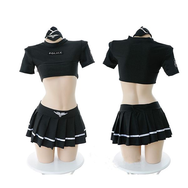 bras sets student uniform set schoolgirl cheerleader mini skirt costumes school girls role play, Red;black
bras sets student uniform set schoolgirl cheerleader mini skirt costumes school girls role play, Red;black