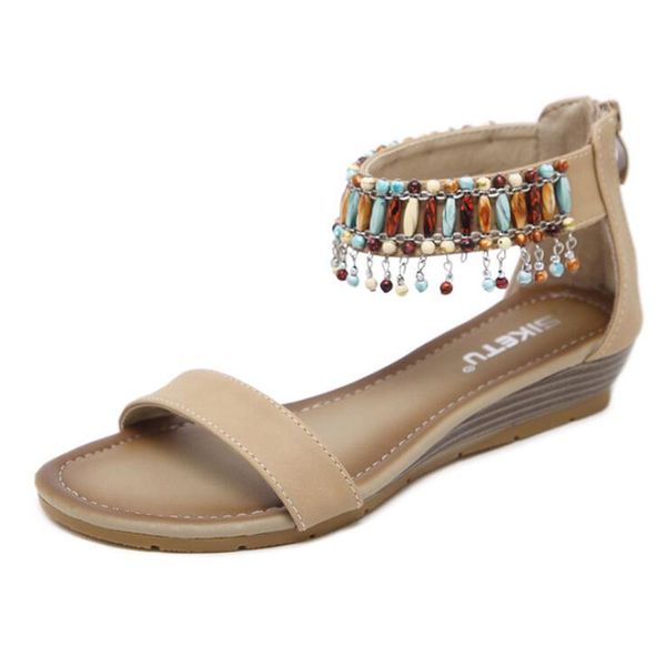 women's sandals summer genuine leather handmade ladies shoe leather sandals women flats retro style mother shoes, Black
women's sandals summer genuine leather handmade ladies shoe leather sandals women flats retro style mother shoes, Black