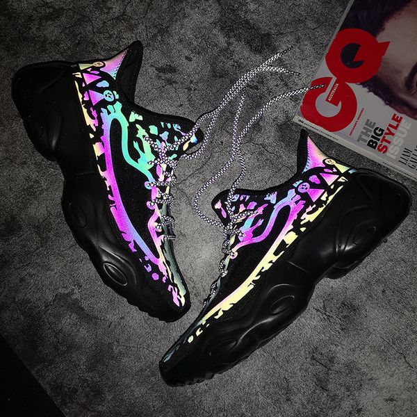 spring and summer new fashion single shoes fluorescent bright color leisure shoes lazy versatile korean lovers sneakers, Black
spring and summer new fashion single shoes fluorescent bright color leisure shoes lazy versatile korean lovers sneakers, Black