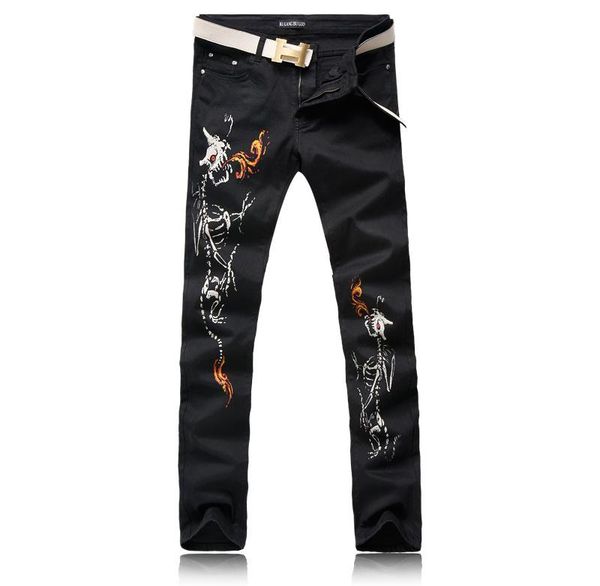 fashion luxury men's jeans first choice with leather and hoodies slim fit motorcycle biker denim for hip hop street jeans size 28-38, Blue
fashion luxury men's jeans first choice with leather and hoodies slim fit motorcycle biker denim for hip hop street jeans size 28-38, Blue