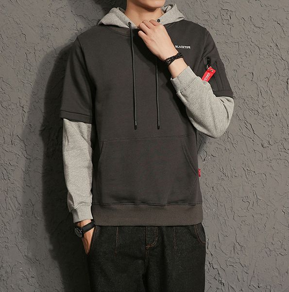 mens designer plus size hoodies fashion fake two piece hoodies mens casual long sleeve pullover hoodies, Black
mens designer plus size hoodies fashion fake two piece hoodies mens casual long sleeve pullover hoodies, Black