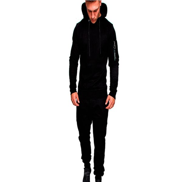 fashion newly men casual solid color tracksuit jogging pencil pants sporty fitness suit hoodie pullover trousers outerwear, White;black
fashion newly men casual solid color tracksuit jogging pencil pants sporty fitness suit hoodie pullover trousers outerwear, White;black