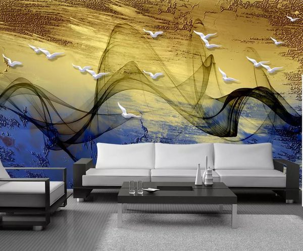 modern living room wallpapers abstract artistic conception abstract lines birds golden mural background wall
modern living room wallpapers abstract artistic conception abstract lines birds golden mural background wall