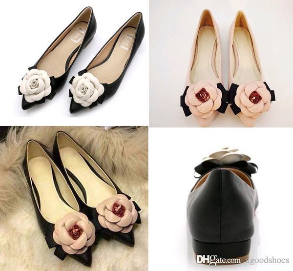 2020 women flats genuine leather ballet shoes camellia flowers mixed colors shallow mouth pointed toe flat shoes lady, Black
2020 women flats genuine leather ballet shoes camellia flowers mixed colors shallow mouth pointed toe flat shoes lady, Black