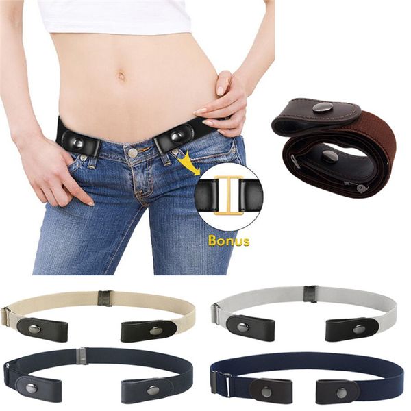 adjustable invisible lazy buckle-elastic waist belt stretchy women men jeans pants dress waistband no hassle belt, Black;brown
adjustable invisible lazy buckle-elastic waist belt stretchy women men jeans pants dress waistband no hassle belt, Black;brown
