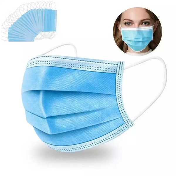 2020 new disposable face masks 3 ply disposable earloop mouth face mask blocking dust household protective products 50pcs/lot
2020 new disposable face masks 3 ply disposable earloop mouth face mask blocking dust household protective products 50pcs/lot