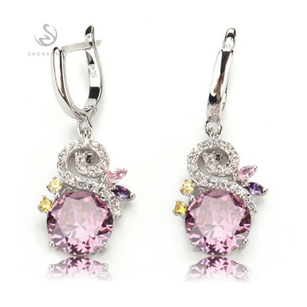 shunxunze dropshipping noble generous christmas engagement wedding earrings for women men shinning pink cubic zirconia rhodium plated r542, Silver
shunxunze dropshipping noble generous christmas engagement wedding earrings for women men shinning pink cubic zirconia rhodium plated r542, Silver
