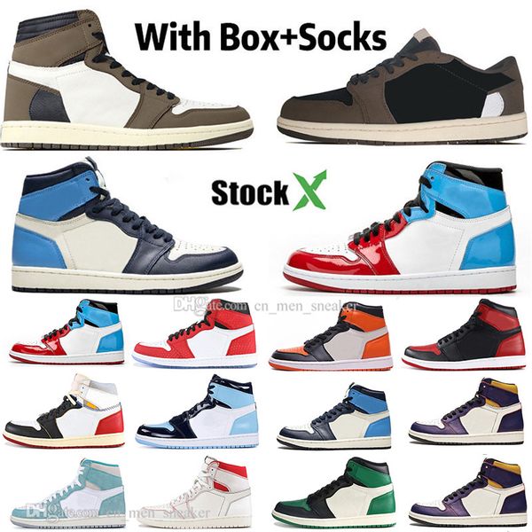 1 high travis scotts low fearless obsidian mens basketball shoes nyc to paris unc 1s 3 banned bred toe men sport designer sneakers, White;red
1 high travis scotts low fearless obsidian mens basketball shoes nyc to paris unc 1s 3 banned bred toe men sport designer sneakers, White;red