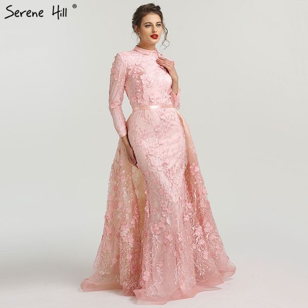 muslim long sleeves new high neck evening dresses 2019 romantic pink handmade flowers a-line evening gowns serene hill la6308, White;black
muslim long sleeves new high neck evening dresses 2019 romantic pink handmade flowers a-line evening gowns serene hill la6308, White;black