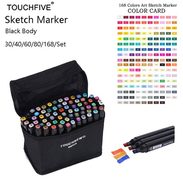 touchfive art marker 168 colors alcohol double headed sketch marker for school drawing animation design school supplies
touchfive art marker 168 colors alcohol double headed sketch marker for school drawing animation design school supplies