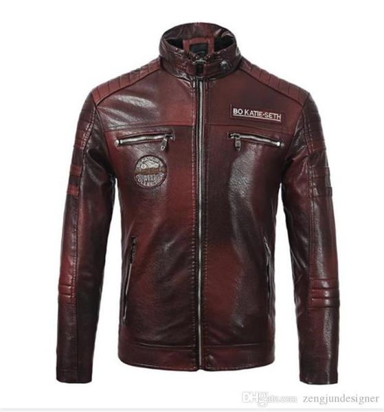 plus velvet leather jacket stand clooar long sleeve zipper pocket fashion faux leather mens motorcycle suit, Black
plus velvet leather jacket stand clooar long sleeve zipper pocket fashion faux leather mens motorcycle suit, Black