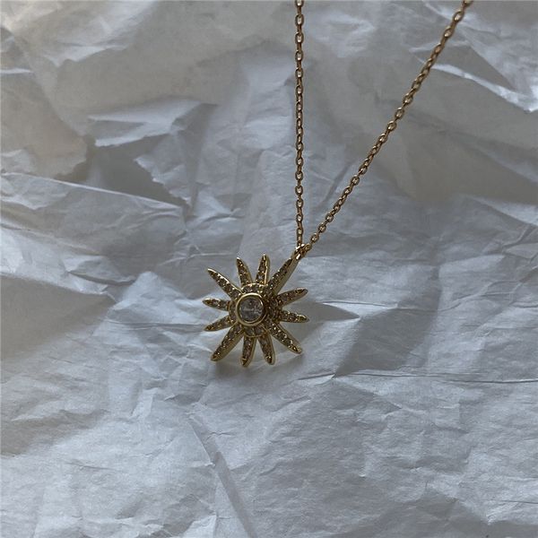 pofunuo real 925 sterling silver women original simplicity design sun flower pendant necklace girl zircon hexagram star necklace
pofunuo real 925 sterling silver women original simplicity design sun flower pendant necklace girl zircon hexagram star necklace
