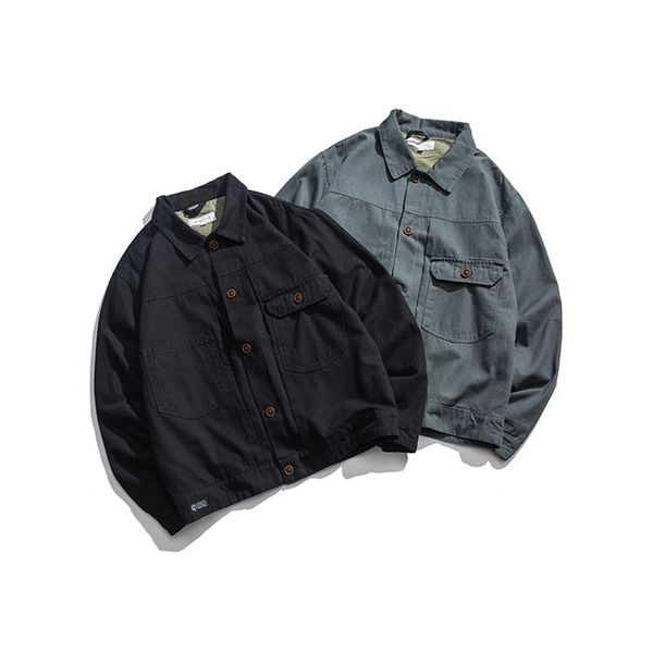 winter mens designer denim jacket casual solid color fashion washed workwear retro lapel neck loose coat, Black;brown
winter mens designer denim jacket casual solid color fashion washed workwear retro lapel neck loose coat, Black;brown