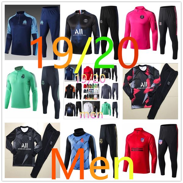 19 20 men football training tracksuit real madrid soccer training suit 2019 2020 mbappe survetement de foot chandal football joggi, Black
19 20 men football training tracksuit real madrid soccer training suit 2019 2020 mbappe survetement de foot chandal football joggi, Black