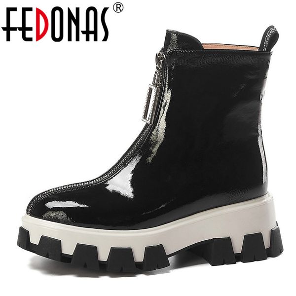 fedonas fashion women ankle boots punk shoes female night club shoes woman autumn winter genuine leather platforms riding boots, Black
fedonas fashion women ankle boots punk shoes female night club shoes woman autumn winter genuine leather platforms riding boots, Black
