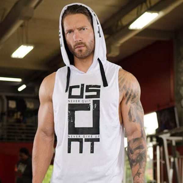 gym clothing 2021 men's sports fitness sweater vest outdoor running training sleeveless hooded pure cotton loose breathable, White;black
gym clothing 2021 men's sports fitness sweater vest outdoor running training sleeveless hooded pure cotton loose breathable, White;black