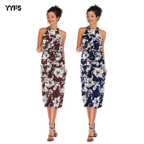 womens designer french printed floral long chiffon sleeveless dress was thintdd6, Black;gray
womens designer french printed floral long chiffon sleeveless dress was thintdd6, Black;gray