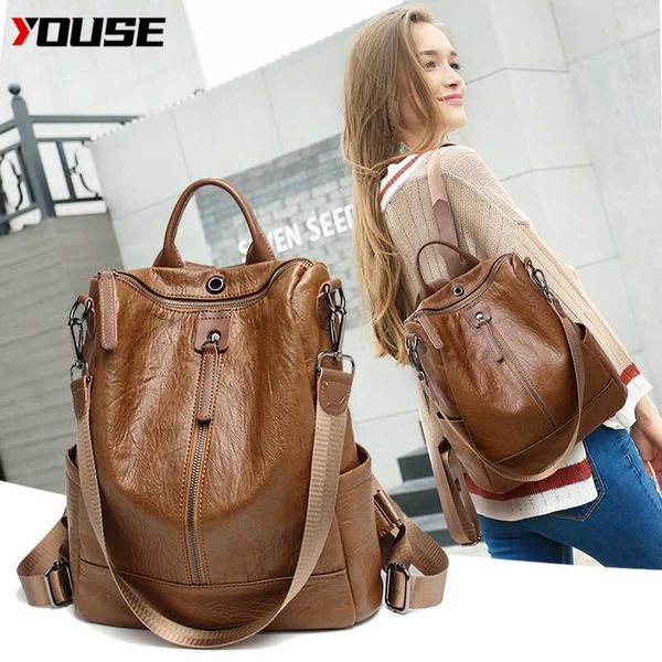 youse women's backpack shoulder bag wild multifunctional soft leather small backpack diagonal leisure travel bag feminine
youse women's backpack shoulder bag wild multifunctional soft leather small backpack diagonal leisure travel bag feminine