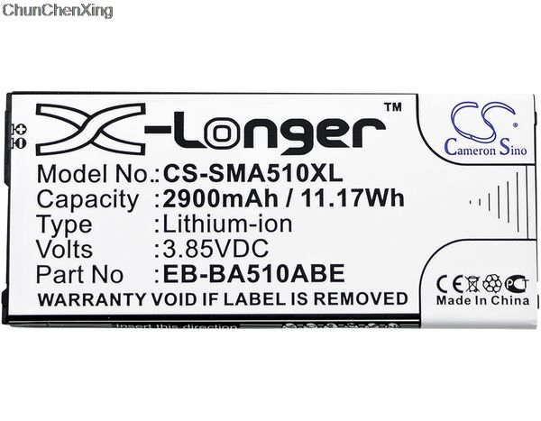 cameron sino 2900mah battery eb-ba510abe for samsung galaxy a5 2016 duos, sm-a5100,sm-a510f,sm-a510k,sm-a510l,sm-a510m,sm-a510s
cameron sino 2900mah battery eb-ba510abe for samsung galaxy a5 2016 duos, sm-a5100,sm-a510f,sm-a510k,sm-a510l,sm-a510m,sm-a510s