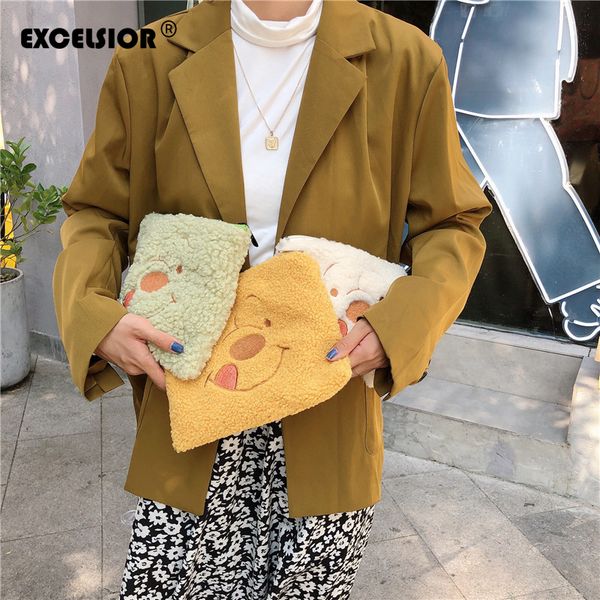 excelsior wool women's clutch new arrival soft women's bag cartoon embroidery clutches handbags for female 2020 bolsa feminina
excelsior wool women's clutch new arrival soft women's bag cartoon embroidery clutches handbags for female 2020 bolsa feminina