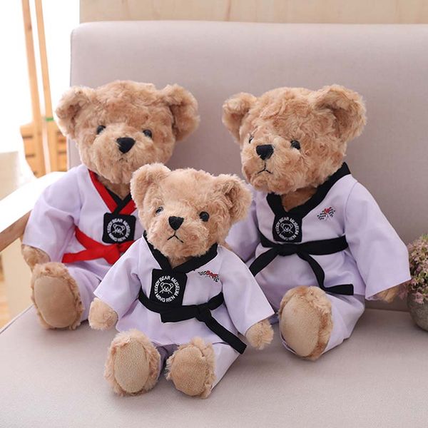 1pc 30-40cm epacket cute taekwondo teddy bear plush toys stuffed kawaii animal bear doll creative gift toy for birthday present
1pc 30-40cm epacket cute taekwondo teddy bear plush toys stuffed kawaii animal bear doll creative gift toy for birthday present