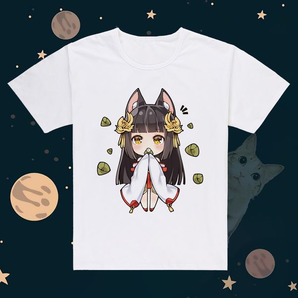game azur lane short sleeves tshirt cos nagato t-shirt cartoon skirt tee, White;black
game azur lane short sleeves tshirt cos nagato t-shirt cartoon skirt tee, White;black