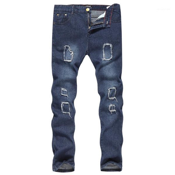 holes mens pencil pants casual zipper washed mens jeans males clothing vintage bleached mens designer jeans fashion, Blue
holes mens pencil pants casual zipper washed mens jeans males clothing vintage bleached mens designer jeans fashion, Blue