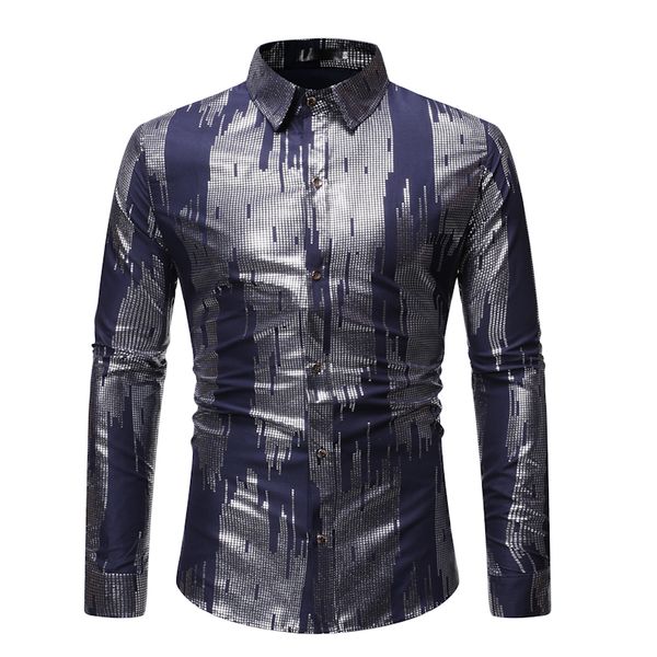 blue coated metallic shirt men brand night club wear men dress shirts button down shirts long sleeve shiny chemise homme xxl, White;black
blue coated metallic shirt men brand night club wear men dress shirts button down shirts long sleeve shiny chemise homme xxl, White;black