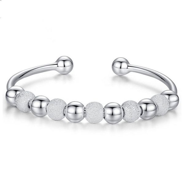 2020 new fashion clear opening nine turn beads new fortune silver bracelet female jewelry, Black
2020 new fashion clear opening nine turn beads new fortune silver bracelet female jewelry, Black