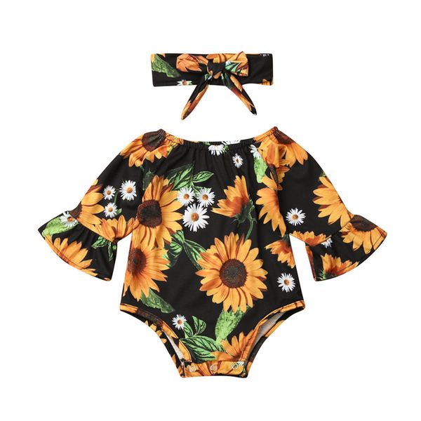 newborn infant baby girls long sleeve sunflower print romper jumpsuit headband outfits girl clothes, Blue
newborn infant baby girls long sleeve sunflower print romper jumpsuit headband outfits girl clothes, Blue
