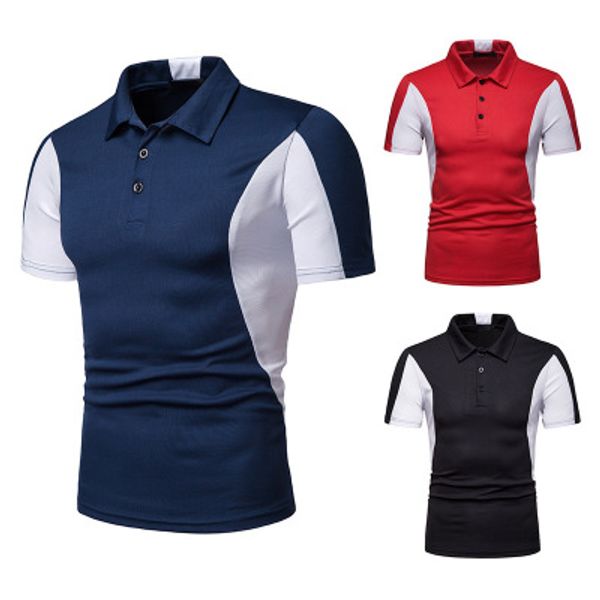 men's shirt summer new fashion stitching men's casual short-sleeved t-shi european code personality shirt men p022, White;black
men's shirt summer new fashion stitching men's casual short-sleeved t-shi european code personality shirt men p022, White;black
