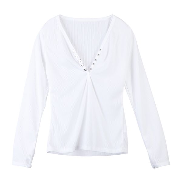 womens long clothing ladies shirts tee sleeve bandage button slim neck blouse brief new spring blouse lady v summer dunxf, Black
womens long clothing ladies shirts tee sleeve bandage button slim neck blouse brief new spring blouse lady v summer dunxf, Black