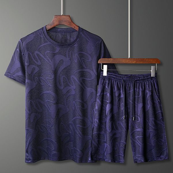 wholesale-short-sleeved t-shirt running suit ice silk smooth round neck short-sleeved shorts sports suit sport clothing running set, Black;blue
wholesale-short-sleeved t-shirt running suit ice silk smooth round neck short-sleeved shorts sports suit sport clothing running set, Black;blue