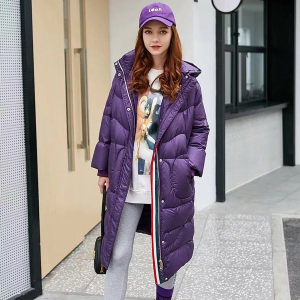 women's fashion loose hoodie thicken warm down jacket long sleeve feather coat white duck down long coats black red winter new
women's fashion loose hoodie thicken warm down jacket long sleeve feather coat white duck down long coats black red winter new
