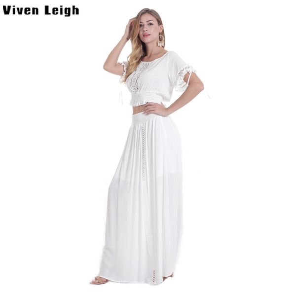 viven leigh boho women set crop long skirt elegant two pieces set short sleeve elastic t shirt 2 piece ladies clothing, White
viven leigh boho women set crop long skirt elegant two pieces set short sleeve elastic t shirt 2 piece ladies clothing, White