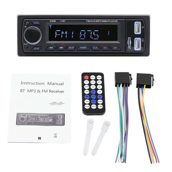 swm-1787 classic bluetooth car stereo audio in-dash fm mp3 radio player usb car audio stereo player aux-in mp3
swm-1787 classic bluetooth car stereo audio in-dash fm mp3 radio player usb car audio stereo player aux-in mp3