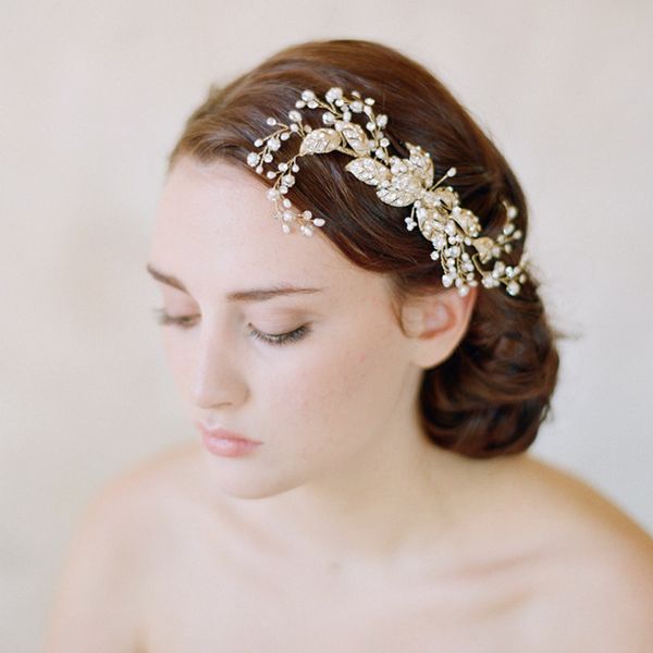 fashion rose gold silver crystal pearl bride hair combs tiara hair jewelry headpiece wedding hair accessories handmade flower, Golden;white
fashion rose gold silver crystal pearl bride hair combs tiara hair jewelry headpiece wedding hair accessories handmade flower, Golden;white