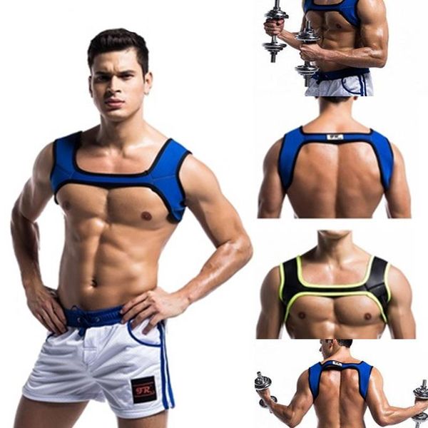 спорт плечевой ремень из неопрена top мышцы грудь harness спортивные ремни человек strong, Black;blue
спорт плечевой ремень из неопрена top мышцы грудь harness спортивные ремни человек strong, Black;blue