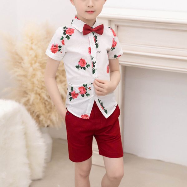 two piece printed casual shirts and casual pants with belt boy outfit summer clothes bm88, Blue
two piece printed casual shirts and casual pants with belt boy outfit summer clothes bm88, Blue