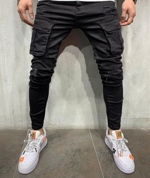 mens designer ripped jeans black skinny slim pencil pants high streetwear spring summer male clothing stretch leg jeans, Blue
mens designer ripped jeans black skinny slim pencil pants high streetwear spring summer male clothing stretch leg jeans, Blue