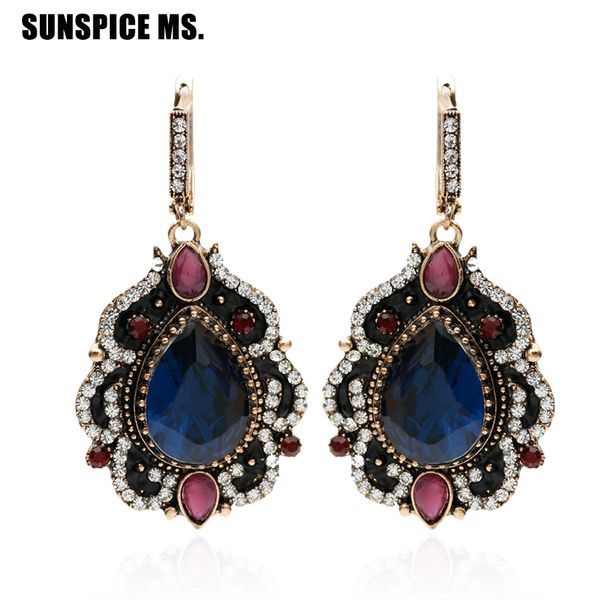 new turkish women long hook vintage earrings water drop resin antique gold color ethnic jewelry indian bridal wedding bijoux, Silver
new turkish women long hook vintage earrings water drop resin antique gold color ethnic jewelry indian bridal wedding bijoux, Silver