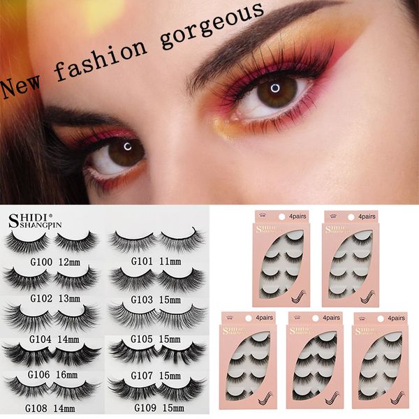 shidishangpin 4 pairs mink eyelashes 3d mink lashes fake eyelashes natural 3d false lashes cilios faux faux cils
shidishangpin 4 pairs mink eyelashes 3d mink lashes fake eyelashes natural 3d false lashes cilios faux faux cils