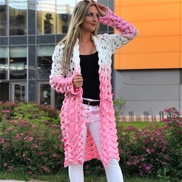 jsxdhk new fashion women long cardigans 2019 fall winter knitting long sleeve hollow out pink patchwork crochet weave sweater, Tan;black
jsxdhk new fashion women long cardigans 2019 fall winter knitting long sleeve hollow out pink patchwork crochet weave sweater, Tan;black
