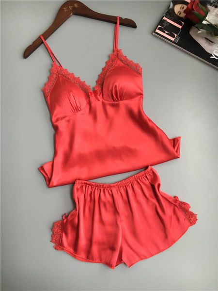 e designer woman lingeries women underwears korean version v-neck pyjamas with chest cushion women's summer two piece thin home clo, Black;white
e designer woman lingeries women underwears korean version v-neck pyjamas with chest cushion women's summer two piece thin home clo, Black;white