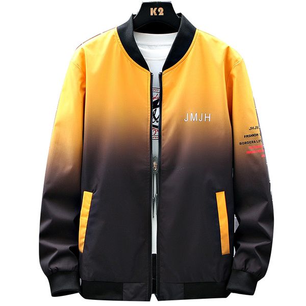 spring fashion bomber jacket men's printed pattern pilot jacket streetwear slim fit casual baseball coat mens clothing male, Black;brown
spring fashion bomber jacket men's printed pattern pilot jacket streetwear slim fit casual baseball coat mens clothing male, Black;brown