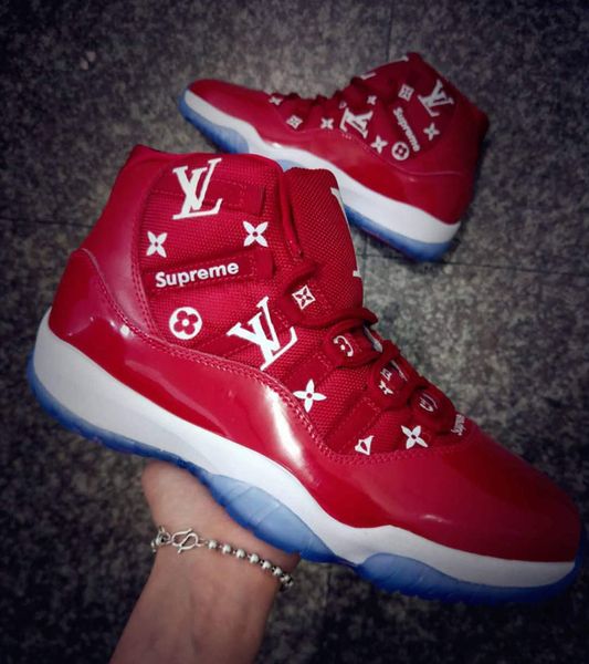 with box) wholesale jumpman 11 xi 11s basketball shoes gry red loui shoes 11s mens womens custom shoes basketball sneaker size 5.5-13, Black
with box) wholesale jumpman 11 xi 11s basketball shoes gry red loui shoes 11s mens womens custom shoes basketball sneaker size 5.5-13, Black