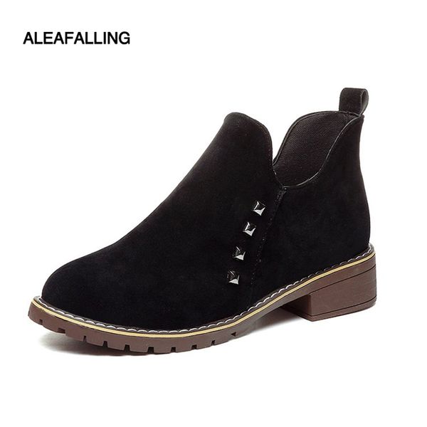 aleafalling women boots female flock 4cm heel ankle woman 4cm heel mature boots vintage zip casual lady anti-skip, Black
aleafalling women boots female flock 4cm heel ankle woman 4cm heel mature boots vintage zip casual lady anti-skip, Black
