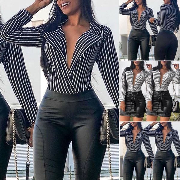 women blouses women clothing style new fashion women ladies summer deep v neck long sleeve loose casual blouse shirt, White
women blouses women clothing style new fashion women ladies summer deep v neck long sleeve loose casual blouse shirt, White