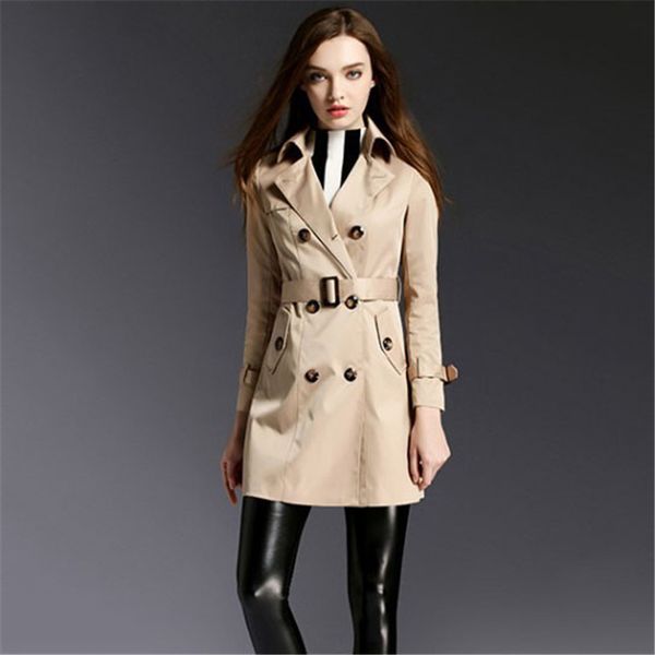 women's trench coats 2021 spring and autumn women jacket windbreaker winter female casual short parka outerwear with belt yh783, Tan;black
women's trench coats 2021 spring and autumn women jacket windbreaker winter female casual short parka outerwear with belt yh783, Tan;black