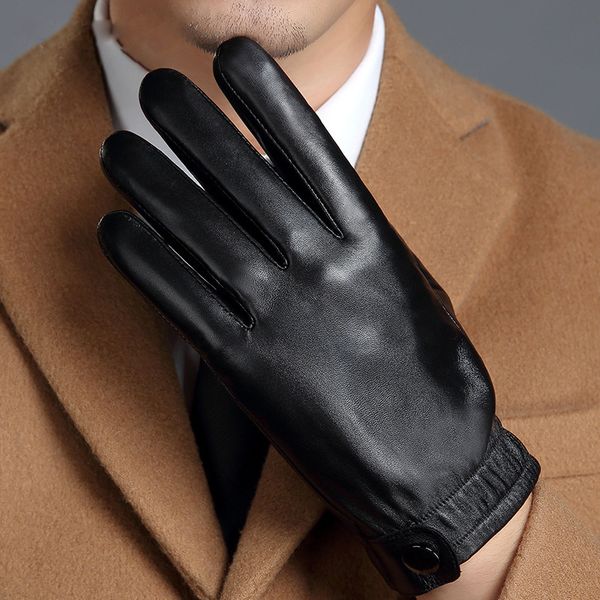 genuine leather gloves man' sheepskin gloves touchscreen plus velvet thicken keep warm driving male mittens mlz107, Blue;gray
genuine leather gloves man' sheepskin gloves touchscreen plus velvet thicken keep warm driving male mittens mlz107, Blue;gray
